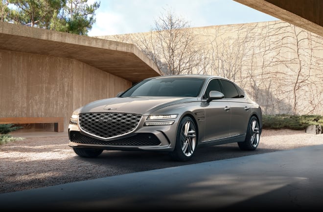 Front angled view of Genesis G80