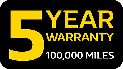 5 year warranty 10,000 miles