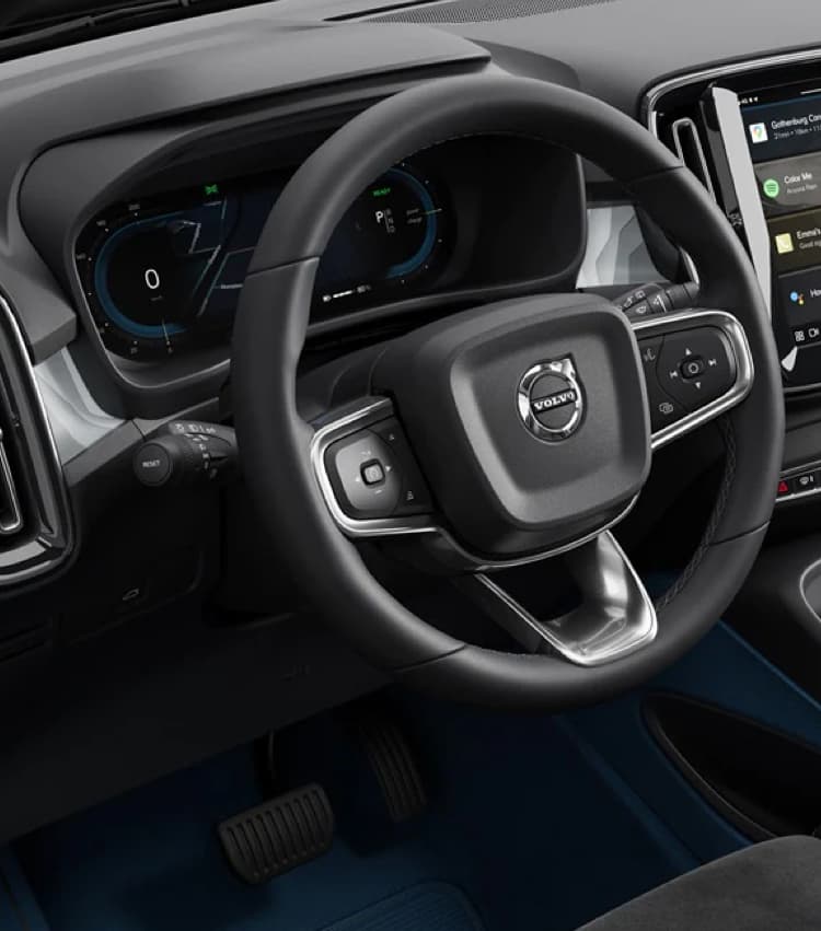Volvo C40 Recharge steering wheel