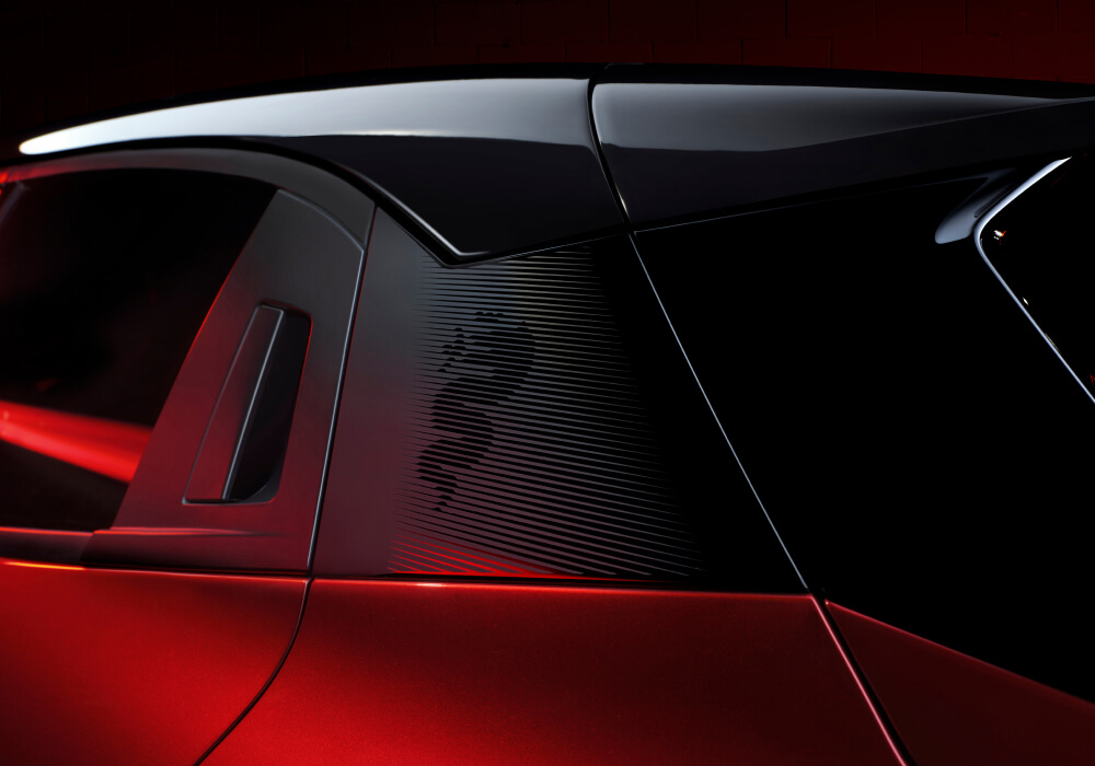 Close up side angled view of Alfa-Romeo