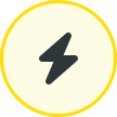 Electric bolt icon