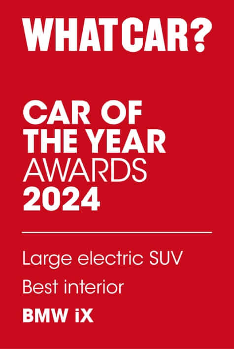 What Car - Car of the Year 2024 - Large electric SUV - Best Interior - BMW iX