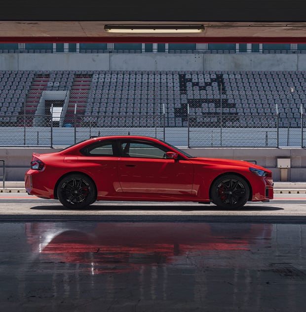 Side view of BMW vehicle