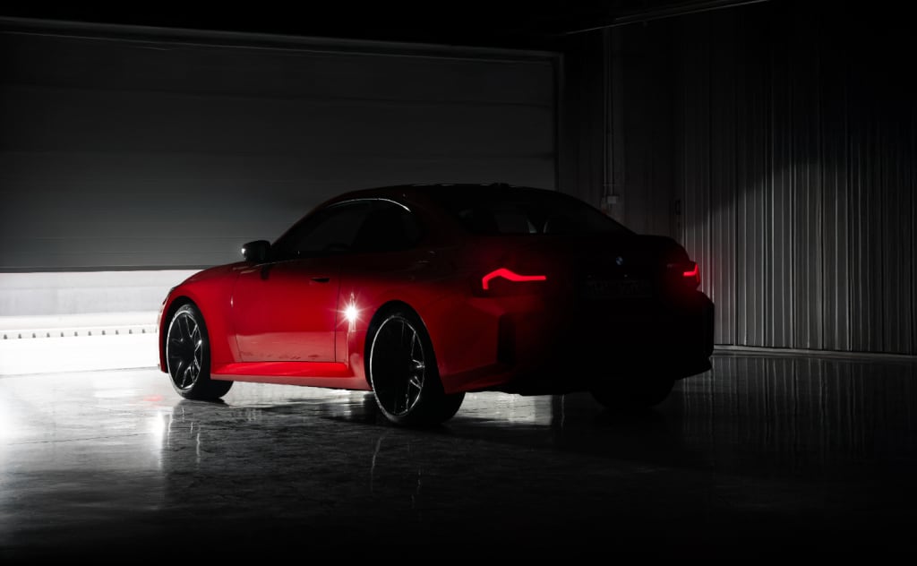 Front angled view of BMW vehicle