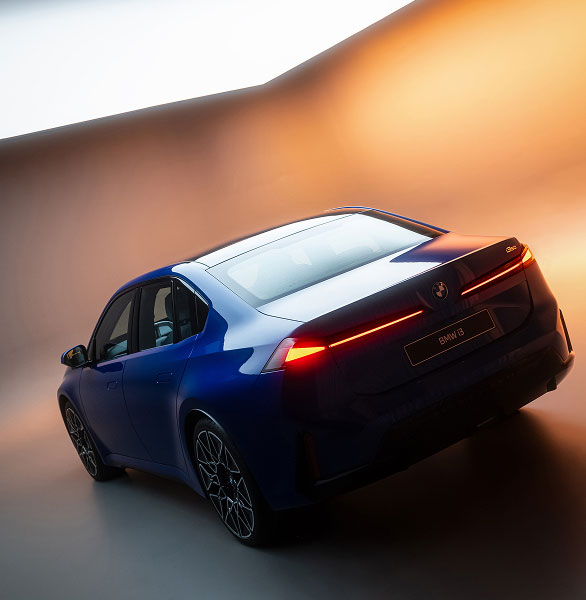 BMW i3 exterior showing rear brake lights illuminated