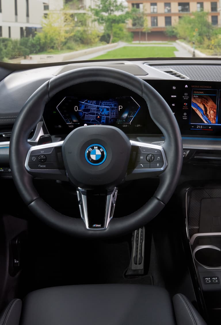 BMW iX1 interior view