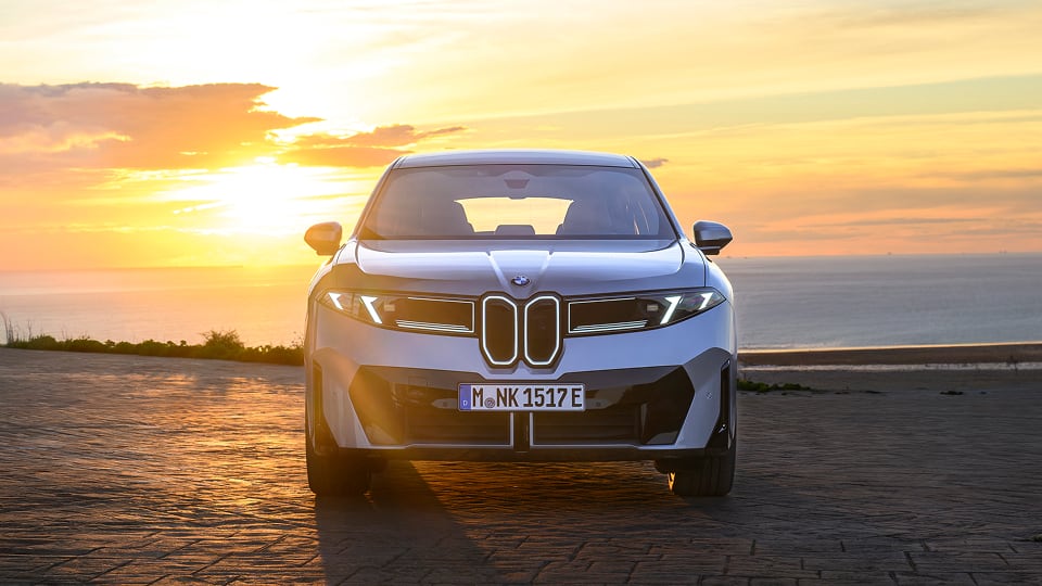 Front view of BMW vehicle