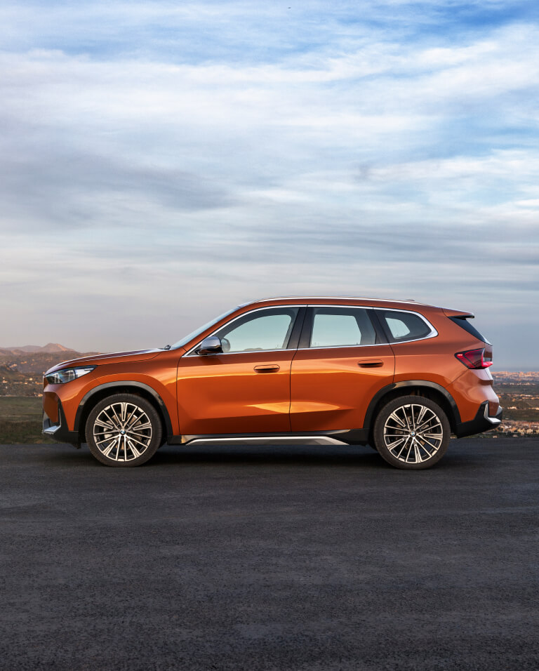 Front angle view of BMW X1