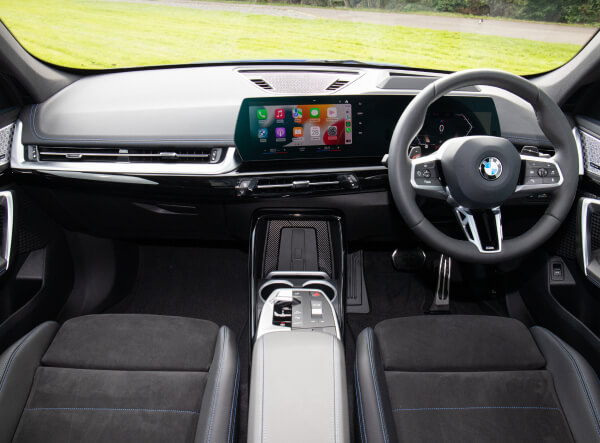 Interior view of BMW X1