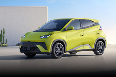 BYD Dolphin Surf in lime green