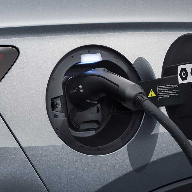 Close up of BYD Seal U charging