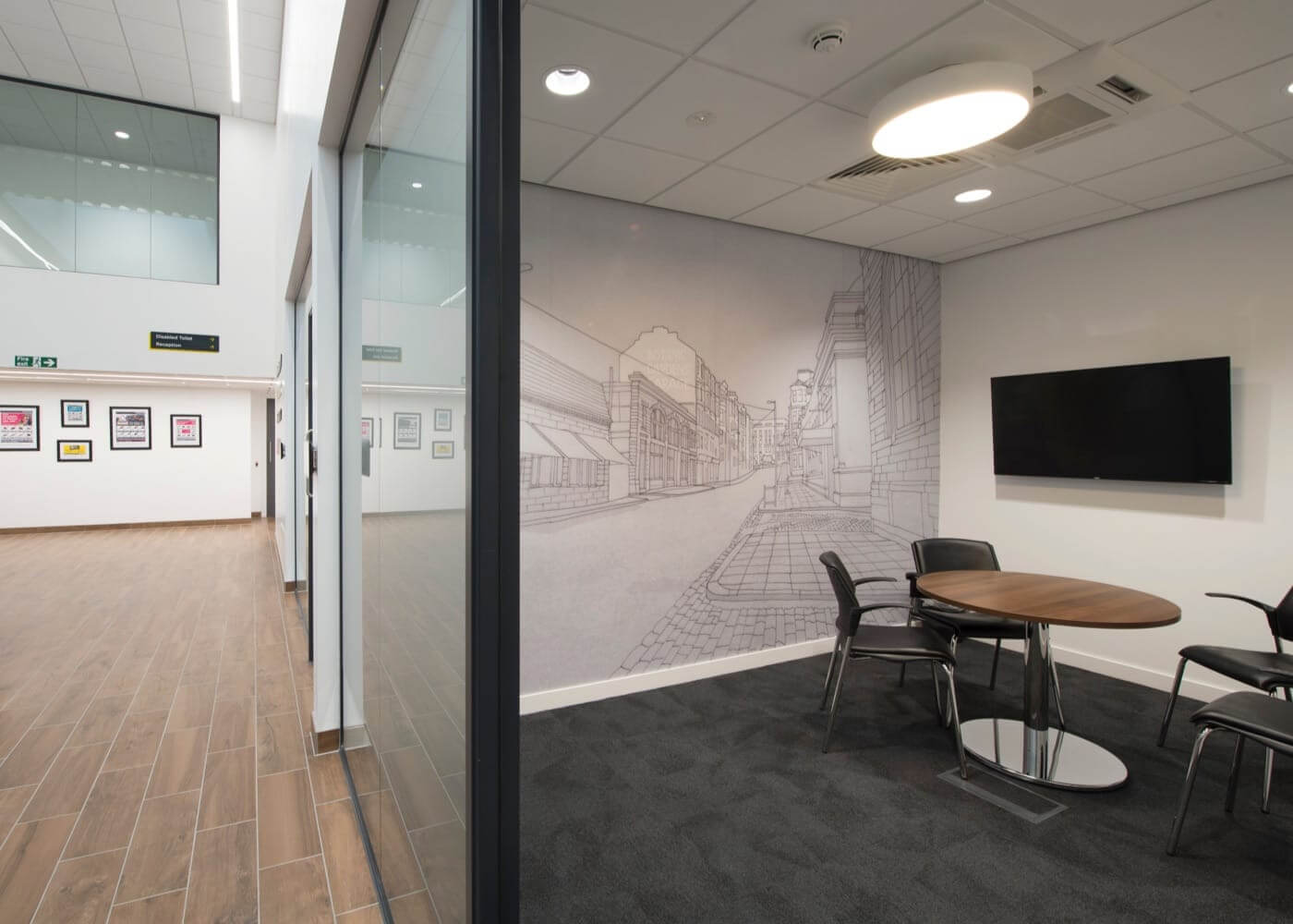 A meeting room at Head office