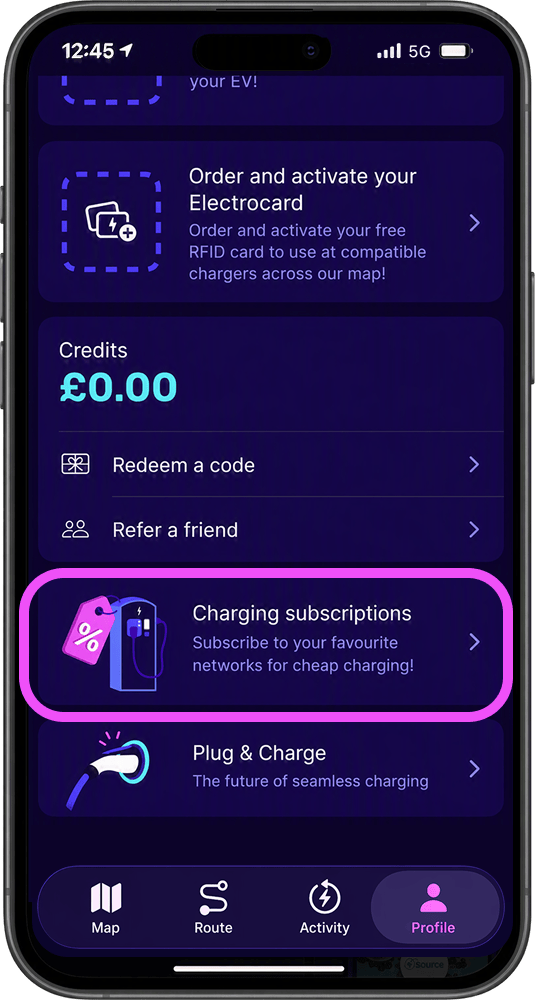 Step 3 of Electroverse app