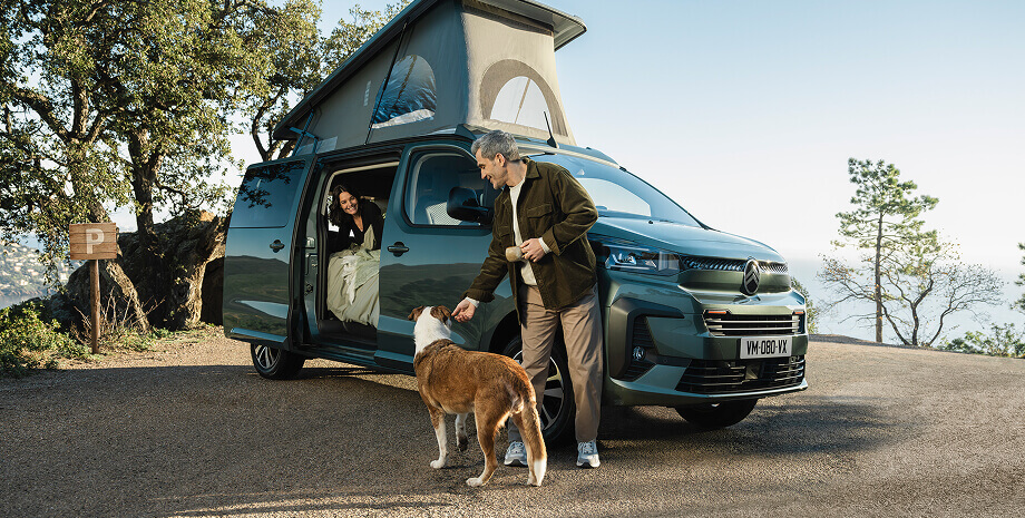 Side angled view of Citroën Holidays on a sunny day