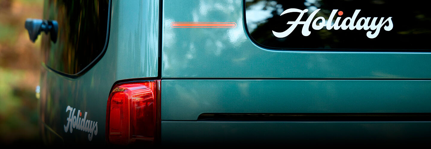 Close up shot of Citroën Holidays external side and rear