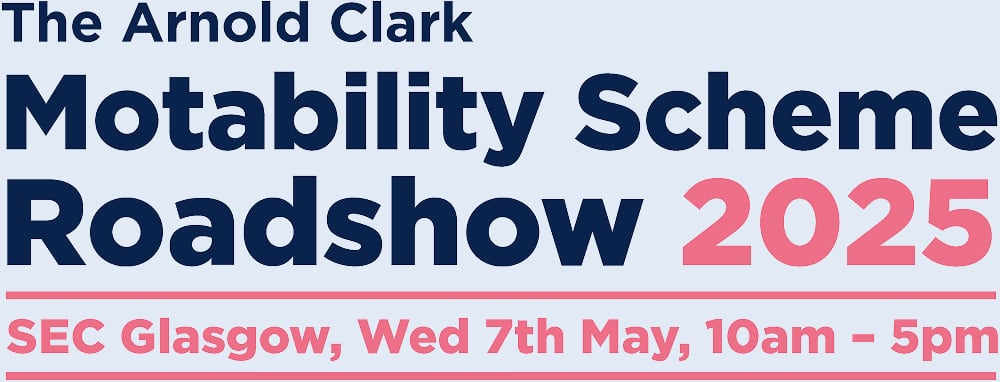 Arnold Clark Motability Scheme Roadshow 2025 logo