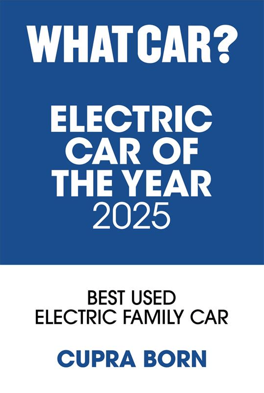 What Car - Electric Car of the Year 20205 - Best used electric family car - Cupra Born