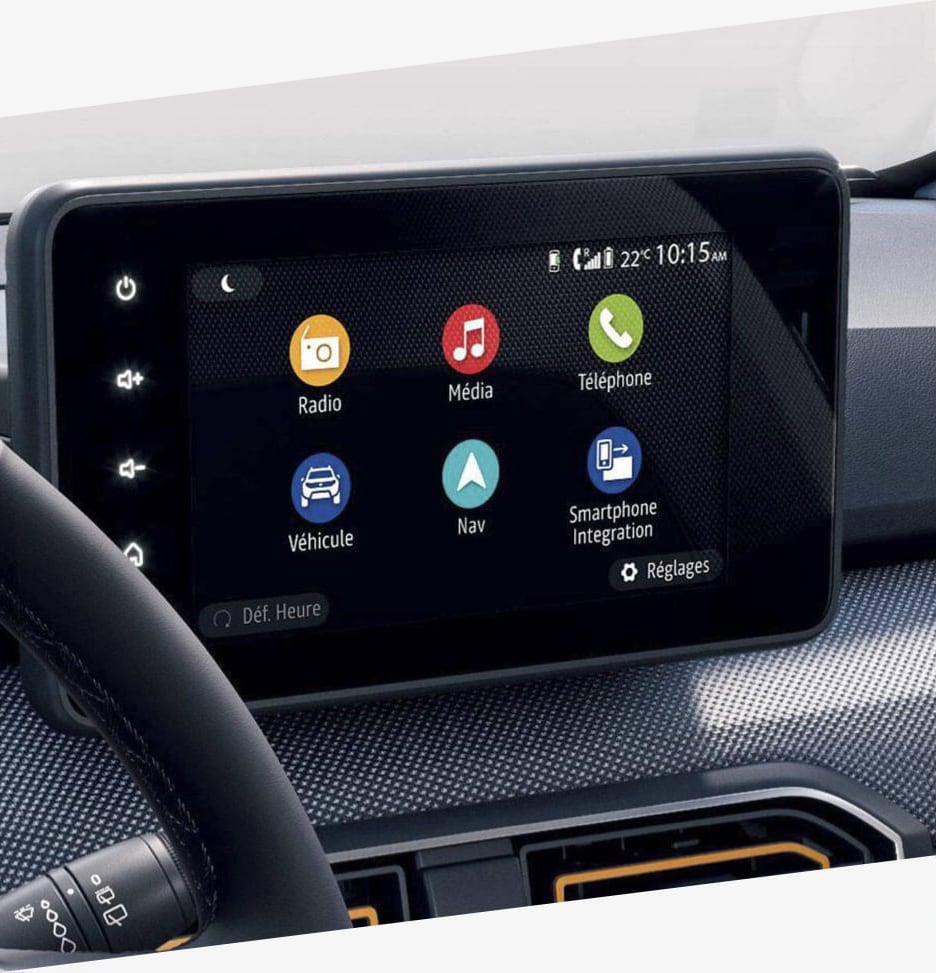 Dacia Sandero-Stepway tecnology screen