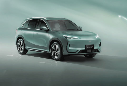 Geely EX5 SE metallic green