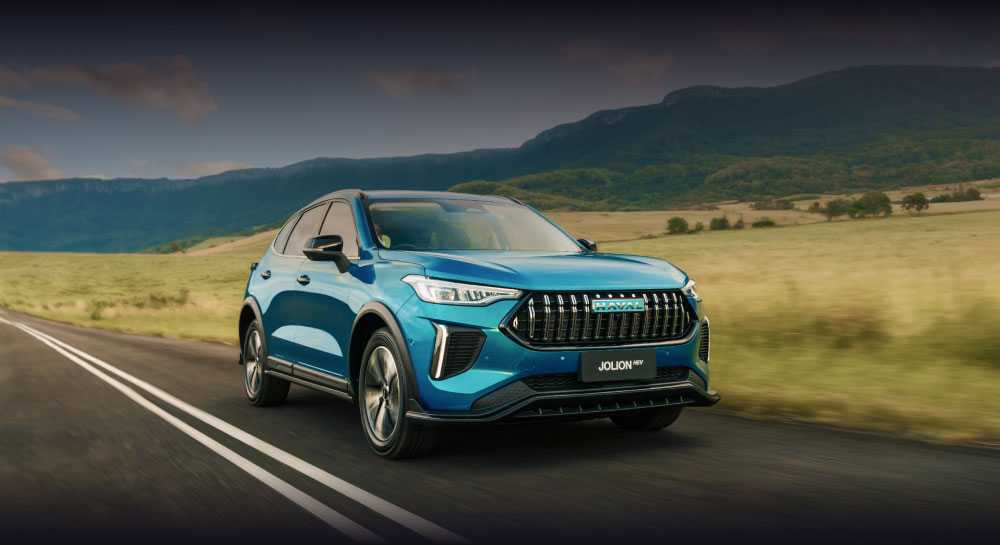 GWM Haval Jolion Pro driving along country road