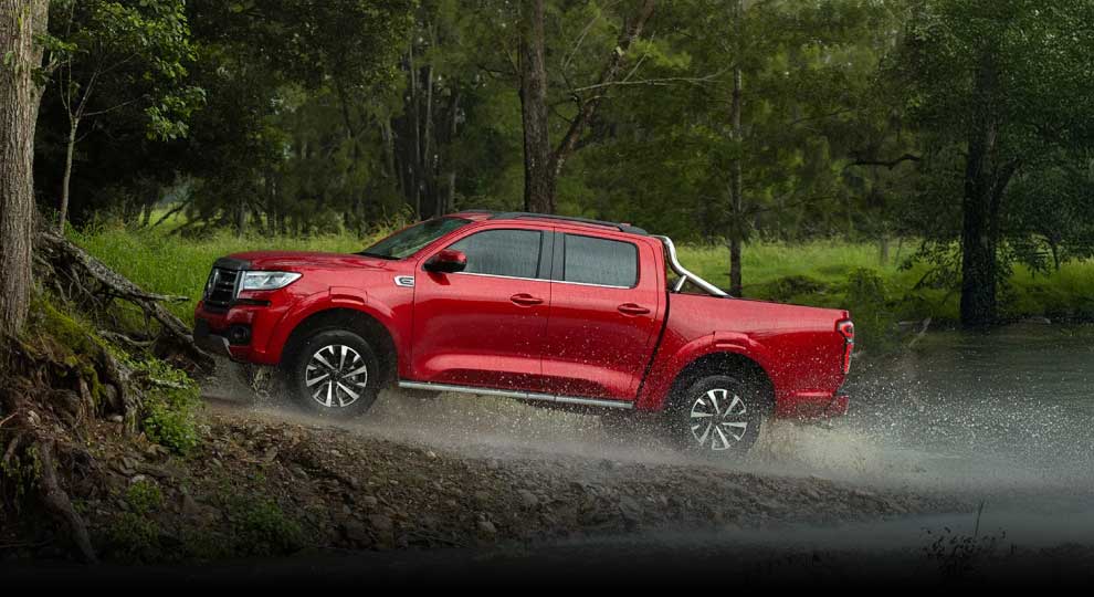 POER300 climbing out of river