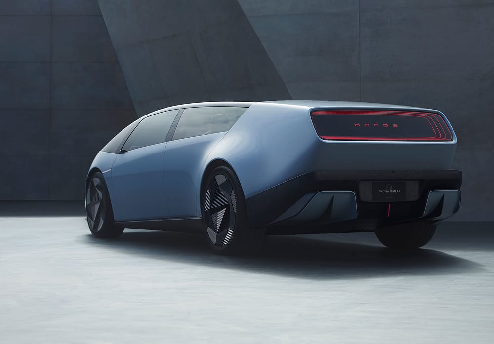 New Honda 0 SUV rear View