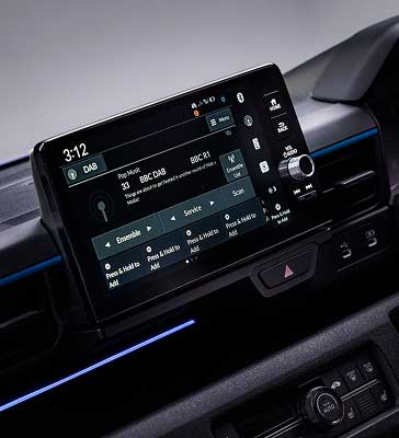 Honda Super-N infotainment screen