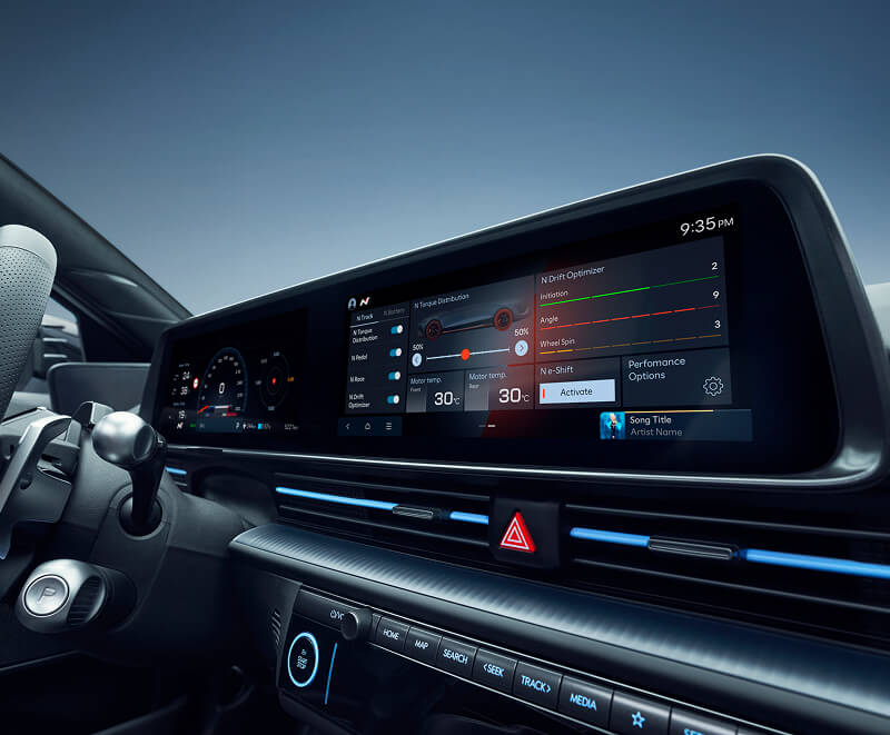 Hyundai IONIQ 6 N entertainment system