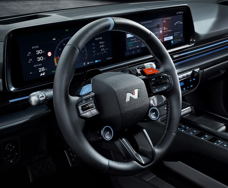 Hyundai IONIQ 6 N steering wheel