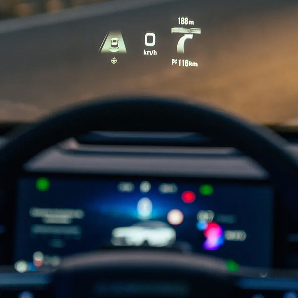 JAECOO 7 head up display