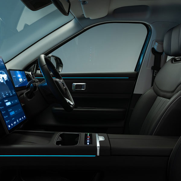 JAECOO 7 interior lighting