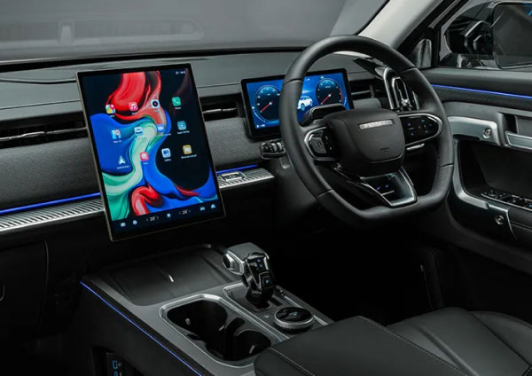 JAECOO 7 petrol interior