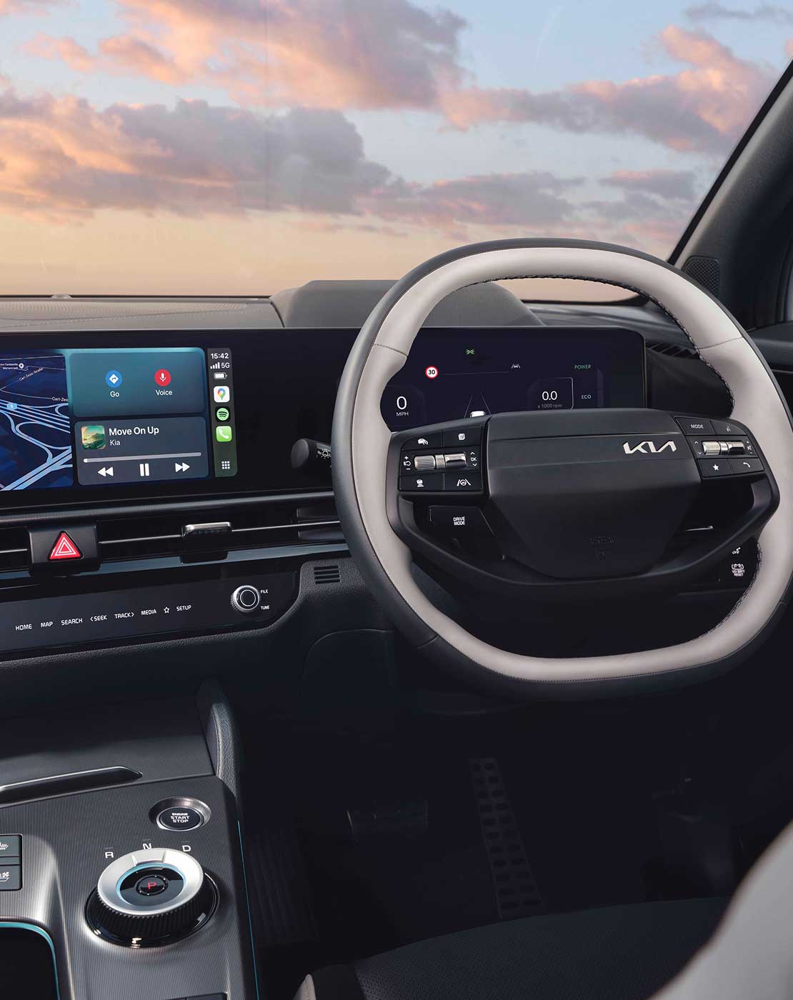 Kia Sportage steering wheel