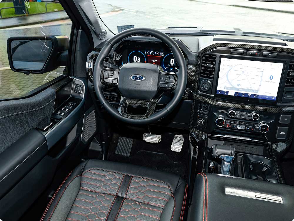 F150 Super Snake steering wheel