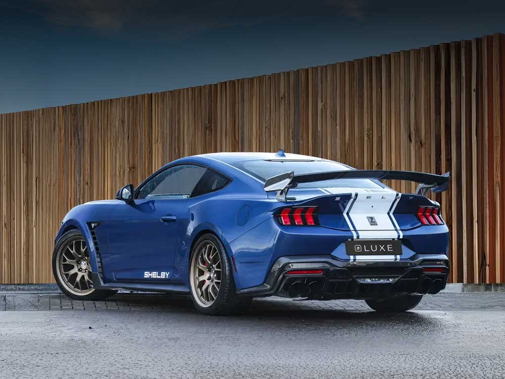 Mustang Super Snake rear side view