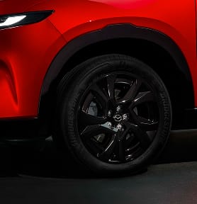 Side view of Mazda CX-5 exterior wheel