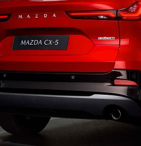 Side view of Mazda CX-5 exterior