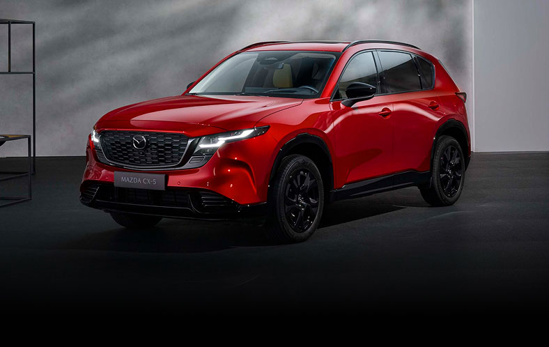 Side angle view of Mazda CX-5