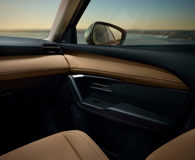Side view of Mazda CX-5 interior