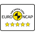 Euro NCAP five star safety award.