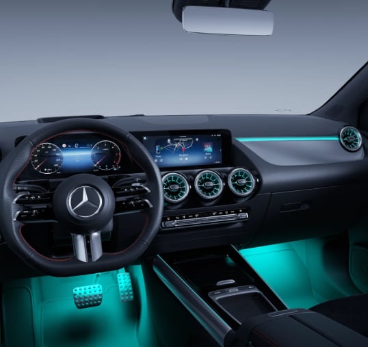 Interior view of Mercedes-Benz B-Class