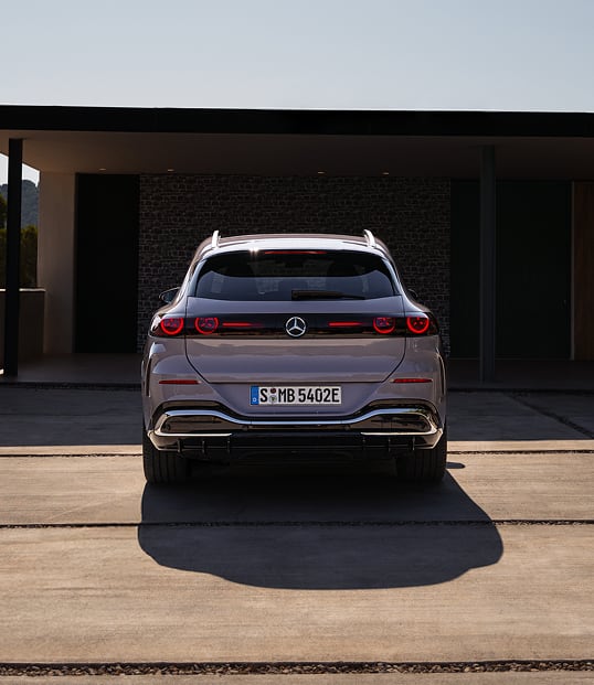 Rear view of Mercedes-Benz GLC