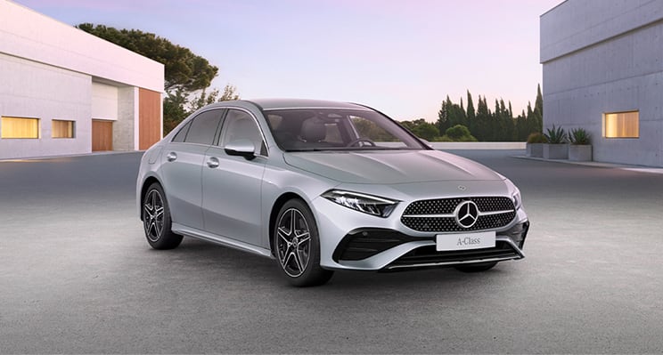 The A-Class 250 e Saloon.