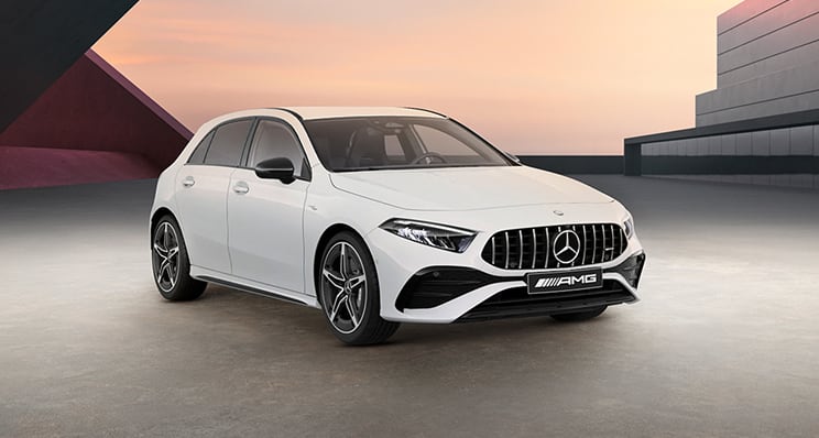 The Mercedes-AMG A 35 Hatchback.
