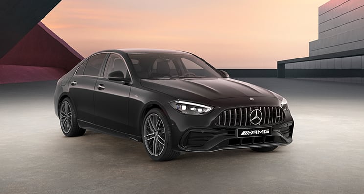 The Mercedes-AMG C43 Saloon.