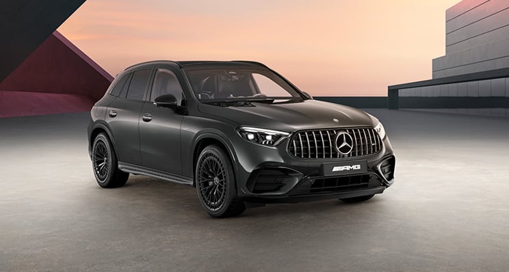 The Mercedes-AMG GLC 43 SUV.