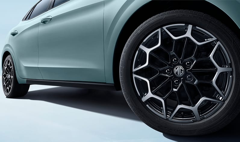 MG4 Urban Wheels and Side of Card