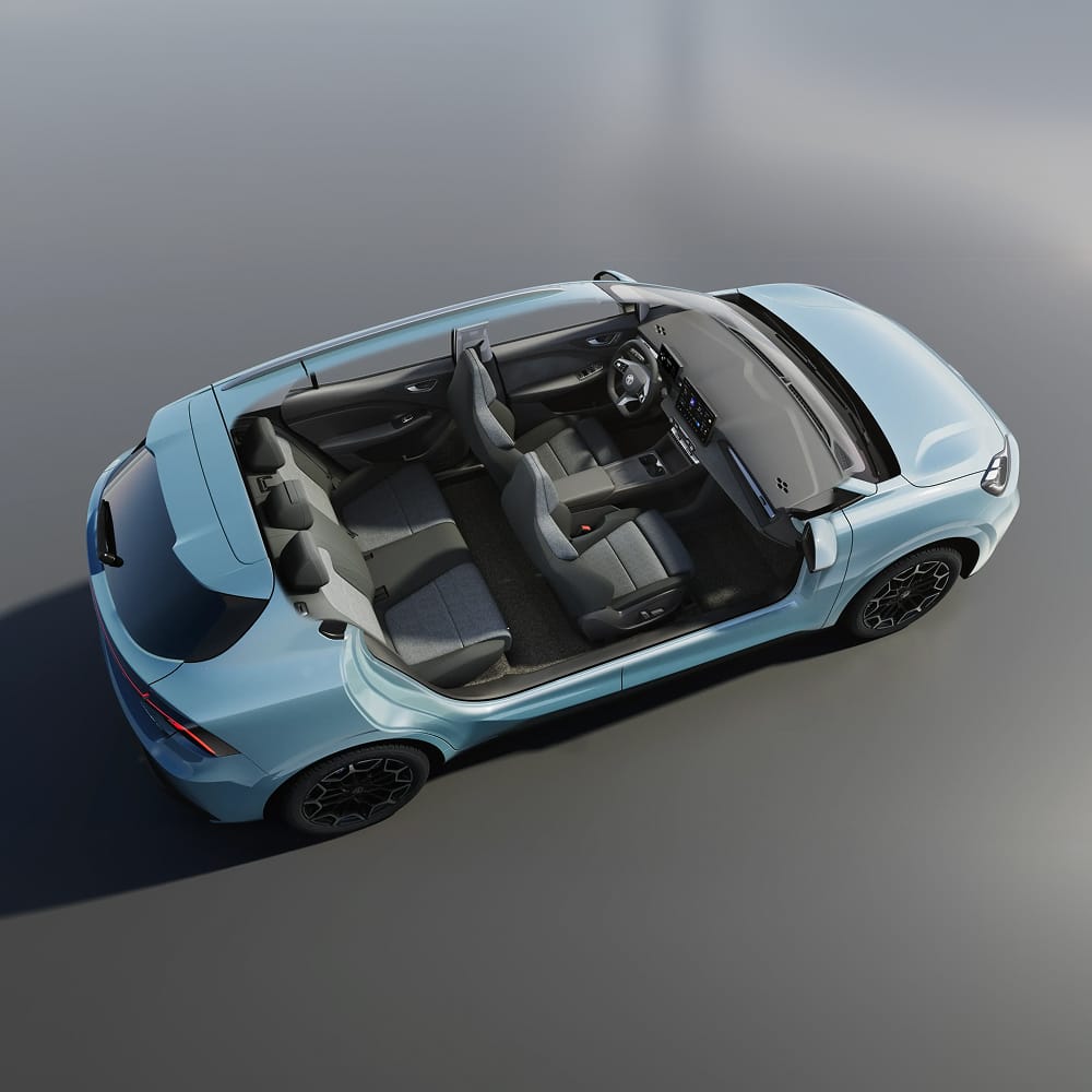 CGI Image of MG4 Urban Space Capacity