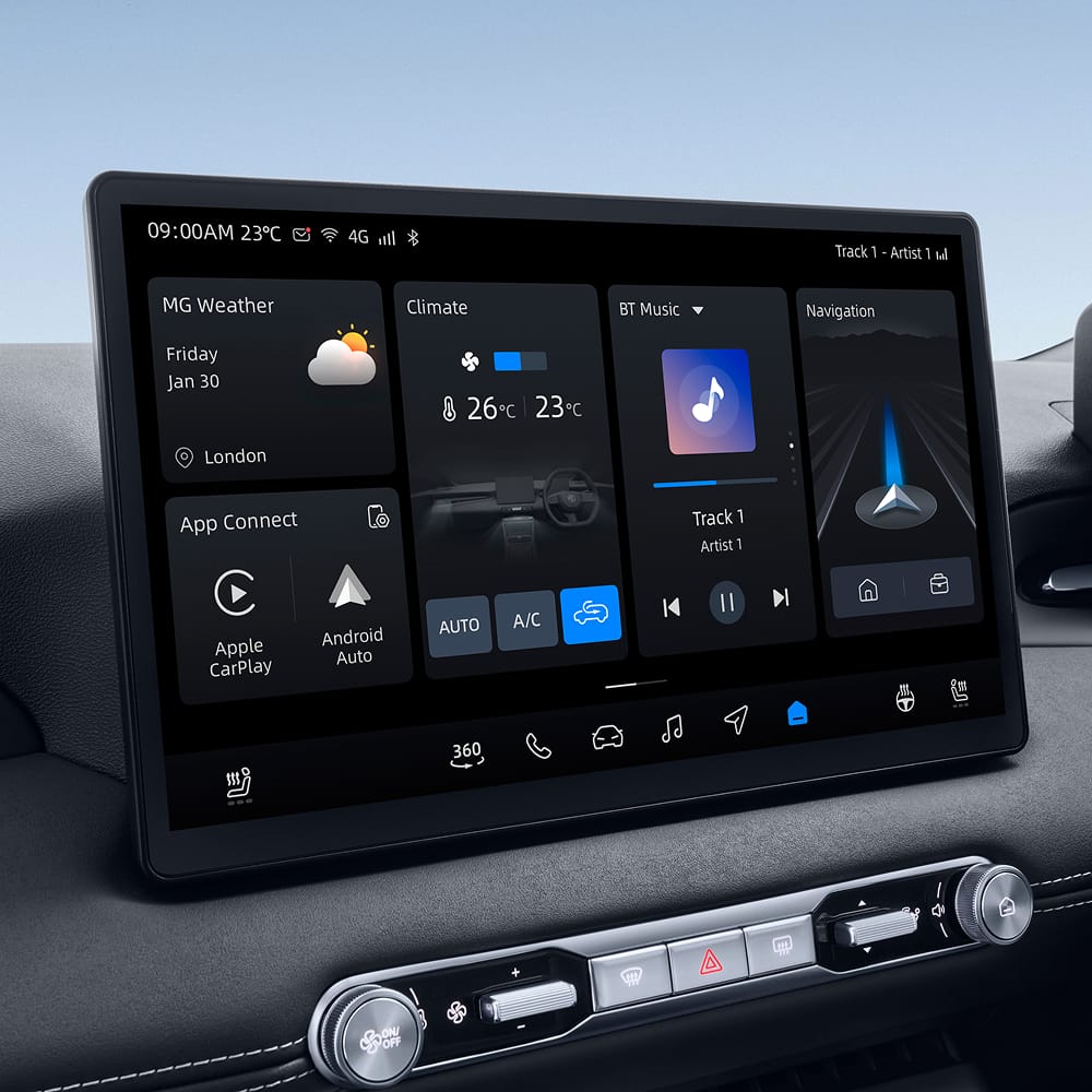 MG4 Urban Screen Display