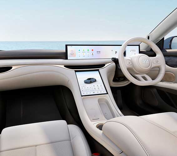 Dashboard view of IM6 showing multiple touchscreens